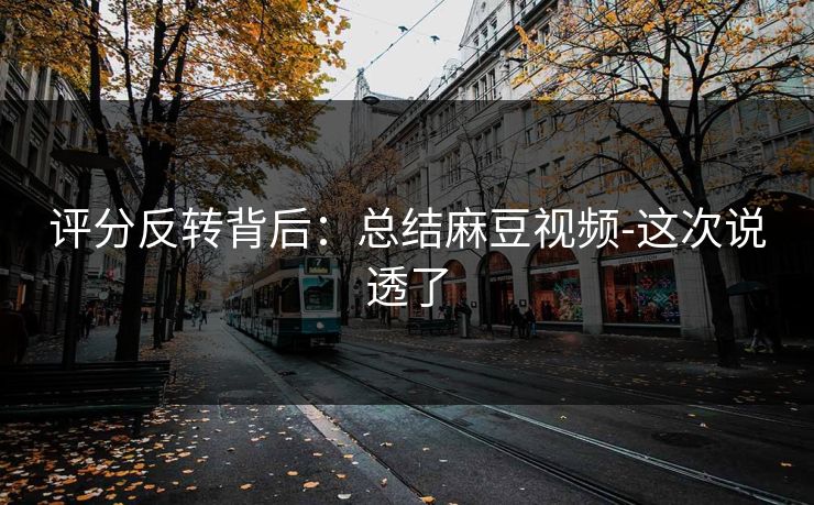 评分反转背后：总结麻豆视频-这次说透了